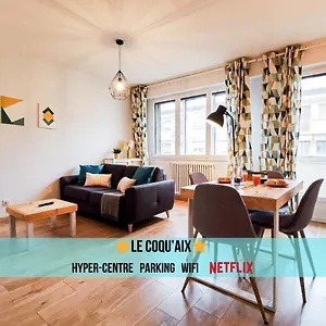 Appartement Le Coqu'aix - Hyper-centre - Parking - Wifi - Netflix, Aix-les-Bains